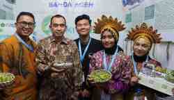 Enam karya inovasi mahasiswa UIN Ar Raniry yang berhasil masuk final pada kegiatan lomba karya inovasi OASE lPTKI II Se-Indonesia 2023 dipamerkan pada pameran Stand Expo Produk Karya Inovasi mahasiswa