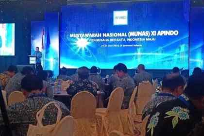 Munas XI APINDO di JS Luwansa Hotel, Jakarta, Kamis (15/6)