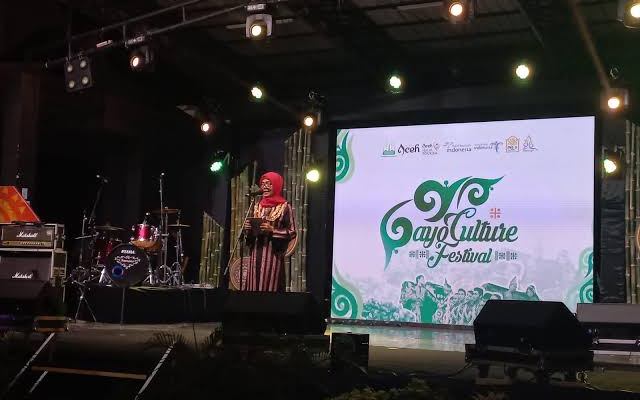 Pembukaan Gayo Culture Festival 2023 di Taman Seni dan Budaya, Banda Aceh, Ahad malam (18/6)