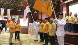 Pelantikan Pengurus DPD MKGR Provinsi Aceh periode 2021-2026 di Anjong Mon Mata Banda Aceh, Ahad malam (25/6)