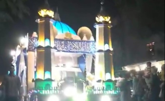 Pawai takbir keliling di Kota Banda Aceh Rabu malam (28/6)