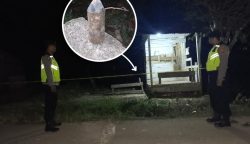 Warga Gampong Lubok Pusaka Kecamatan Langkahan, Aceh Utara, Rabu malam (5/7/2023) menemukan benda diduga bom saat menjaring ikan