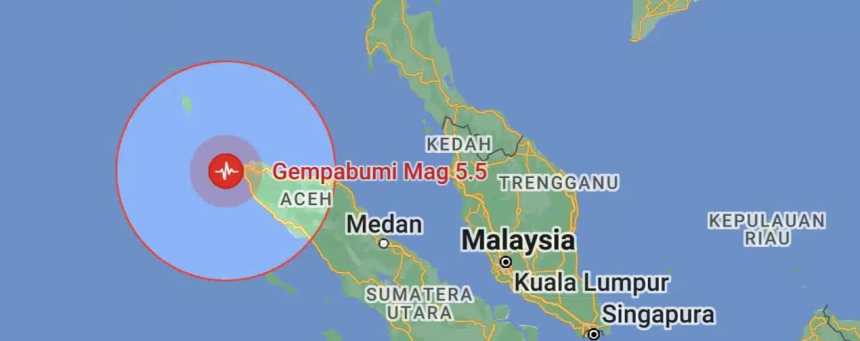 Gempa bumi berkekuatan magnitudo 5,5 menggoyang Banda Aceh, Ahad malam (9/7/2023) | INFOACEH.net Gempa bumi berkekuatan magnitudo 5,5 menggoyang Banda Aceh, Ahad malam (9/7/2023)
