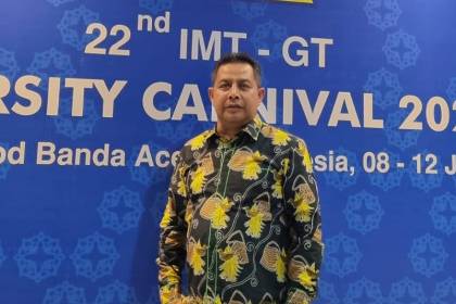 Ketua Umum PP Ikatan Alumni Fakultas Ekonomi dan Bisnis Universitas Syiah Kuala (Ikafensy) Banda Aceh Amal Hasan SE MSi