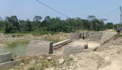 Pembangunan Bendung Daerah Irigasi (D I) Krueng Pase Aceh Utara yang mangkrak