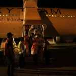 390 jemaah haji Aceh yang tergabung dalam kloter 7 tiba di Bandara Sultan Iskandar Muda, Selasa, 11 Juli 2023