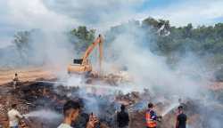 Tempat Pembuangan Akhir (TPA) di Gampong Data Makmur, Kecamatan Blang Bintang, Kabupaten Aceh Besar dilaporkan terbakar pada Kamis siang (13/7) sekitar pukul 13.46 Wib.