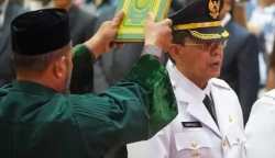 Amiruddin SE MSi resmi mengemban amanah sebagai Pj Wali Kota Banda Aceh untuk satu tahun ke depa
