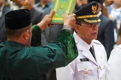 Amiruddin SE MSi resmi mengemban amanah sebagai Pj Wali Kota Banda Aceh untuk satu tahun ke depa