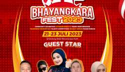 Polda Aceh akan menggelar Bhayangkara Fest 2023 di Balee Meuseuraya Aceh (BMA) Banda Aceh, pada 21—23 Juli 2023
