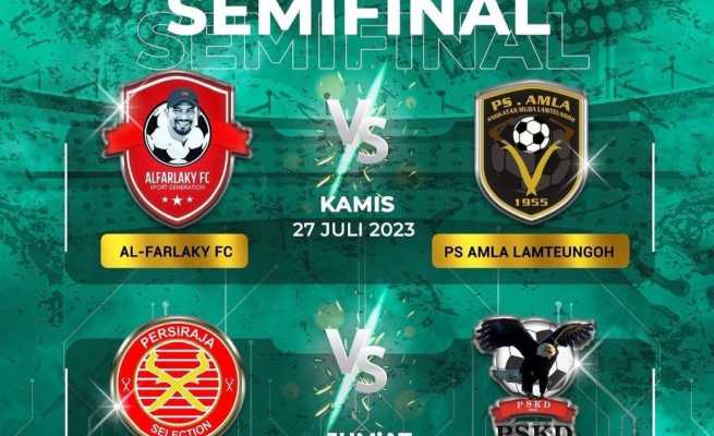 Empat tim terbaik melaju ke semifinal Bank Aceh Action Cup 2023