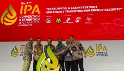 Menteri ESDM Arifin Tasrif, Pj Gubernur Aceh Achmad Marzuki dan Kepala BPMA Teuku Mohamad Faisal menghadiri pembukaan kegiatan The 47th IPA Convention & Exhibition (Convex) 2023 di Indonesia Convention Exhibition (ICE) BSD City, Tangerang Selatan, Selasa (25/7)