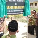 Peresmian Desa Kain Golong sebagai Kampung Moderasi Beragama di Kabupaten Aceh Singkil