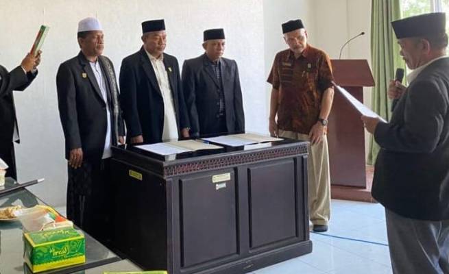 etua MPU Kota Banda Aceh melantik Wakil Ketua I, II dan Anggota PAW