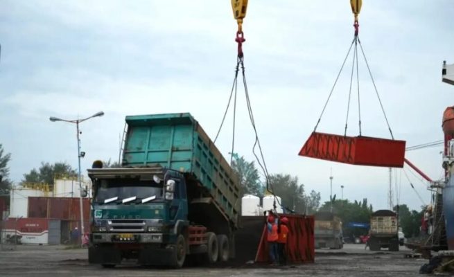 10 Ribu Ton Cangkang Sawit Aceh Diekspor ke Jepang Via Pelabuhan Krueng Geukueh