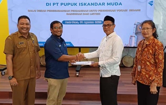 SMK Swasta Ulumuddin Lhokseumawe menjalin kerja sama dengan PT Pupuk Iskandar Muda (PIM) Aceh Utara. Penandatanganan kerja sama berlangsung Selasa (1/8)
