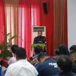 Pj Bupati Aceh Besar Muhammad Iswanto membuka Raker KONI Aceh Besar 2023, di aula Dekranasda, Gampong Gani, Kecamatan Ingin Jaya, Kamis (24/8)