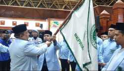 Pelantikan pengurus DPW Badan Komunikasi Pemuda Remaja Masjid Indonesia (BKPRMI) Aceh periode 2023-2027, di Anjong Mon Mata, Banda Aceh, Selasa malam (29/8)