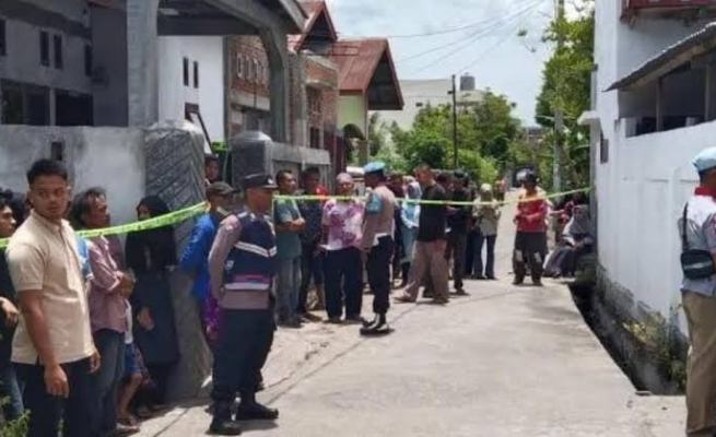 Lokasi mahasiswi Fakultas Hukum USK, MF (21) ditemukan tewas diduga gantung diri di kamar kos-nya salah satu rumah Desa Tanjung Selamat, Darussalam, Aceh Besar, Kamis siang (31/8)