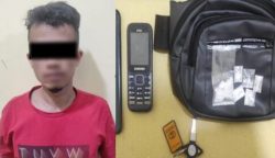 Seorang pemuda warga Aceh Besar berinisial BG (25) ditangkap Tim Subdit I Ditresnarkoba Polda Aceh karena kedapatan membawa narkotika jenis sabu