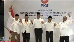 Hasil rapat Majelis Syuro PKS yang digelar pada Jum'at (15/9) memutuskan mengusung pasangan Anies Baswedan dan Muhaimin Iskandar atau Cak Imin di Pilpres 2024