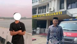 MR (20), pemuda asal Paya Bakong, Aceh Utara ditangkap Polsek Balaraja di kawasan Sentul Jaya, Balaraja, Tangerang, dan dijenguk Anggota DPD RI asal Aceh H Sudirman atau Haji Uma