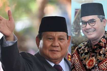 Menhan Prabowo Subianto dan Wakil Menteri Pertanian Harvick Hasnul Qolbi