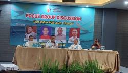 Kegiatan FGD "Apa Kabar PON Aceh-Sumut" yang berlangsung di Hotel Kyriad Muraya Banda Aceh, Kamis, 12 Oktober 2023