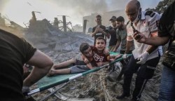 Serangan bom yang bertubi-tubi dan tiada henti dari Israel membuat teror yang berkepanjangan untuk warga Palestina di Jalur Gaza