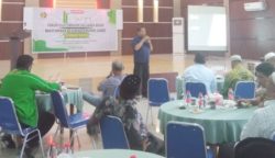Ketua Ikatan Keluarga Aceh Jaya (IKAJAYA) Amal Hasan memaparkan tiga pilar mendorong percepatan pembangunan daerah di Kabupaten Aceh Jaya