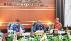 Wakil Dubes Australia untuk Indonesia Stephen Scott mengunjungi Mahkamah Syar’iyah Aceh, disambut Wakil Ketua Mahkamah Syar’iyah Aceh Dr Darmansyah Hasibuan SH MH di ruang Command Center, Selasa siang, 14 November 2023. (Foto: Mahkamah Syar'iyah Aceh)