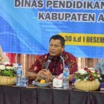 Kepala Disdikbud Aceh Besar Bahrul Jamil SSos MSi