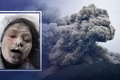 Erupsi Gunung Marapi berketinggian 2.891 mdpl di Sumatera Barat ditandai dengan muntahan abu berisi material vulkanik hingga 3.000 meter dari puncak kawah yang disertai suara gemuruh. (Foto: BNPB)