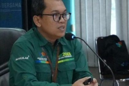 Kepala BPS Provinsi Aceh Ahmadriswan Nasution menyampaikan Hasil Sensus Pertanian Tahap Pertama Tahun 2023 Provinsi Aceh, Senin (4/12)