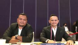 Sekum Persiraja, Rahmat Djailani bersama Presiden Persiraja Nazaruddin Dek Gam