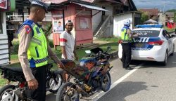 Polisi di jajaran Polda Aceh yang bertugas di jalan raya atau di bidang lalulintas diimbau menertibkan kendaraan yang menggunakan knalpot brong