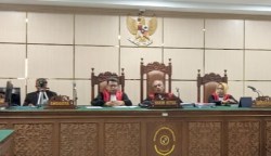 Mantan Wali Kota Lhokseumawe Suaidi Yahya divonis enam tahun penjara oleh majelis hakim PN Tipikor Banda Aceh, dalam sidang pembacaan putusan, Rabu (17/1/2024)