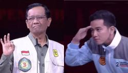 Perangai Gibran Mengolok Mahfud MD