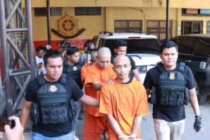 Polresta Banda Aceh menangkap sejumlah anggota geng motor yang terlibat pembacokan warga di Warung Kopi kawasan Lamgugob Banda Aceh