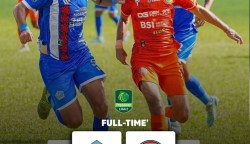 PSBS Biak membantai Persiraja Banda Aceh dengan skor telak 4-0 dalam laga leg 2 semifinal Liga 2 2023/2024, di Stadion Cendrawasih, Biak Numfor, Papua, Kamis (29/2)