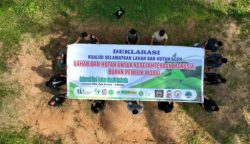 Deklarasi Koalisi Selamatkan Lahan Basah dan Hutan Aceh dalam rangka Hari Lahan Basah Sedunia, di Situs Paya Nie, Bireuen, Jum'at, 2 Februari 2024