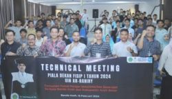 FISIP UIN Ar-Raniry menggelar Turnamen Futsal memperebutkan Piala Dekan FISIP UIN Ar-Raniry bagi pelajar SMA/SMK/MA sederajat Se-Banda Aceh dan Aceh Besar