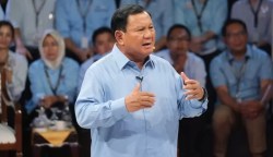 Calon presiden nomor urut 02 Prabowo Subianto