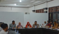 Panwaslih Provinsi Aceh melaksanakan sidang pelanggaran administrasi Pemilu 2024, di Asrama Haji Banda Aceh, Sabtu (9/3/2024)