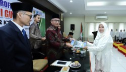 FTK UIN Ar-Raniry Banda Aceh kembali menggelar pengukuhan guru Profesional Pendidikan Profesi Guru (PPG) dalam Jabatan Batch 2 K2 Tahun 2023, Jum'at (8/3/2024)