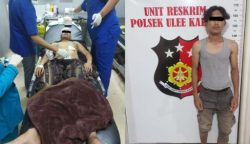 JA (30), karyawan Cafe Colosseum dan Happy Kids di, Pango Raya, Ulee Kareng, Banda Aceh, Kamis (29/2) ditangkap polisi karena menikam manager cafe tersebut, Nahdian (30) dengan sebilah pisau dapur
