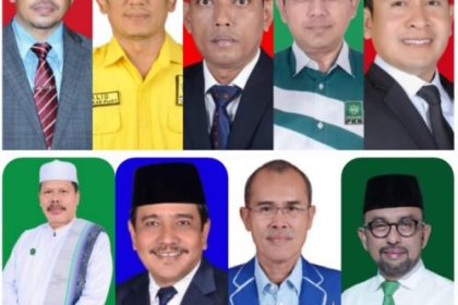 Sembilan caleg peraih kursi DPRA di Dapil 2 yakni Aiyub Abbas (PA), Khalid (Golkar), Tgk Anwar Ramli (PA), Hery Ahmadi (PKB), Khairil Syahrial (Gerindra), Tgk Rasyidin (PAS Aceh), Syahrul Nurfa (NasDem), Dalimi (Demokrat) dan Ihsanuddin MZ (PPP)