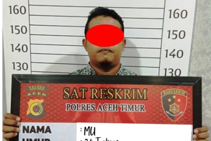 Penyidik Satreskrim Polres Aceh Timur Polda Aceh menahan MU (34), karyawan swasta, warga Kecamatan Peureulak atas dugaan tindak pidana pemalsuan surat (dokumen di bank)