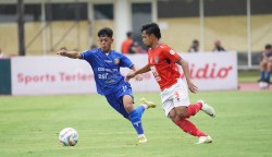 Laga Malut United vs Persiraja Banda Aceh pada leg kedua berlangsung di Stadion Madya, Gelora Bung Karno, Jakarta, Sabtu sore (9/3)