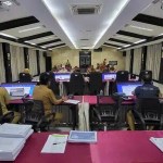 Pj Wali Kota Banda Aceh Amiruddin mengikuti evaluasi kinerja triwulan ketiga (Januari-Maret) di Gedung Inspektorat Jenderal (Itjen) Kemendagri, Jakarta, Senin, 29 April 2024
